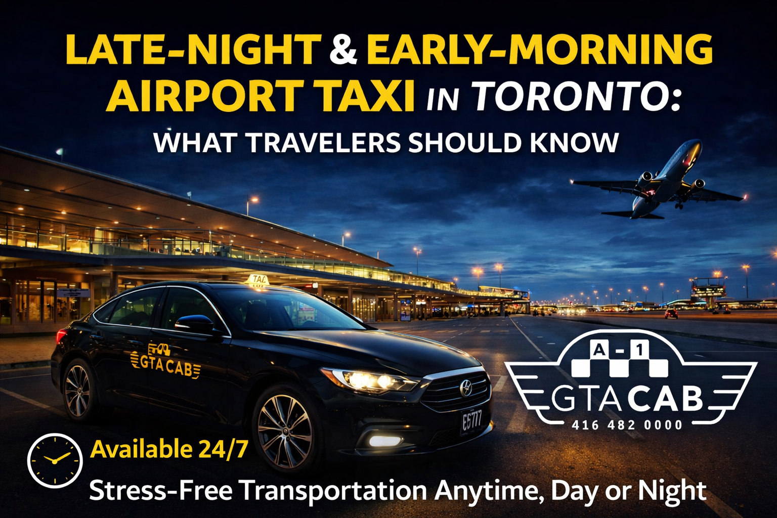 Professional airport taxi service in Toronto with clean car interior and trained driver for comfortable travel